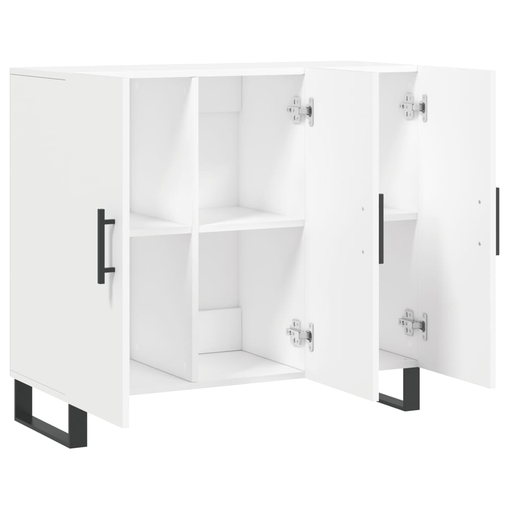 vidaXL Sideboard White 90x34x80 cm Engineered Wood