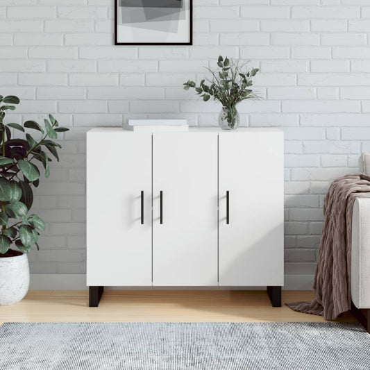 vidaXL Sideboard White 90x34x80 cm Engineered Wood