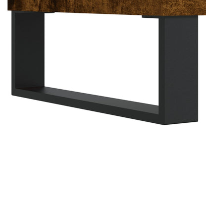 vidaXL Sideboard Smoked Oak 90x34x80 cm Engineered Wood