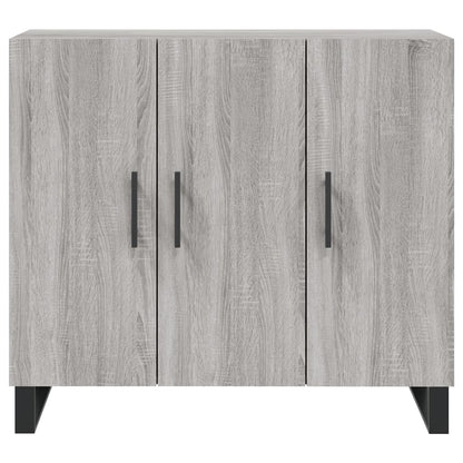 vidaXL Sideboard Grey Sonoma 90x34x80 cm Engineered Wood