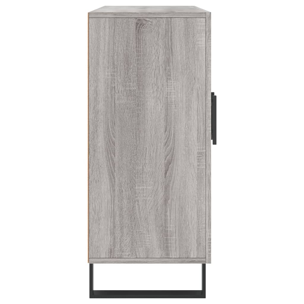 vidaXL Sideboard Grey Sonoma 90x34x80 cm Engineered Wood