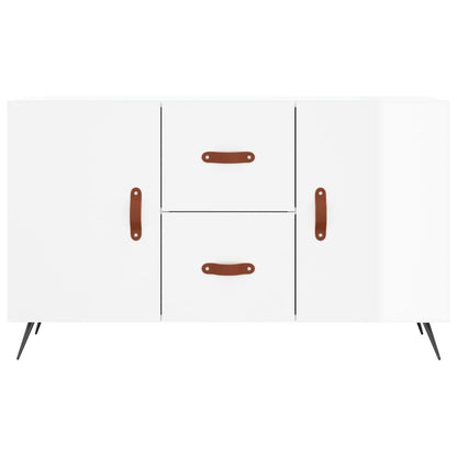 vidaXL Sideboard High Gloss White 100x36x60 cm Engineered Wood