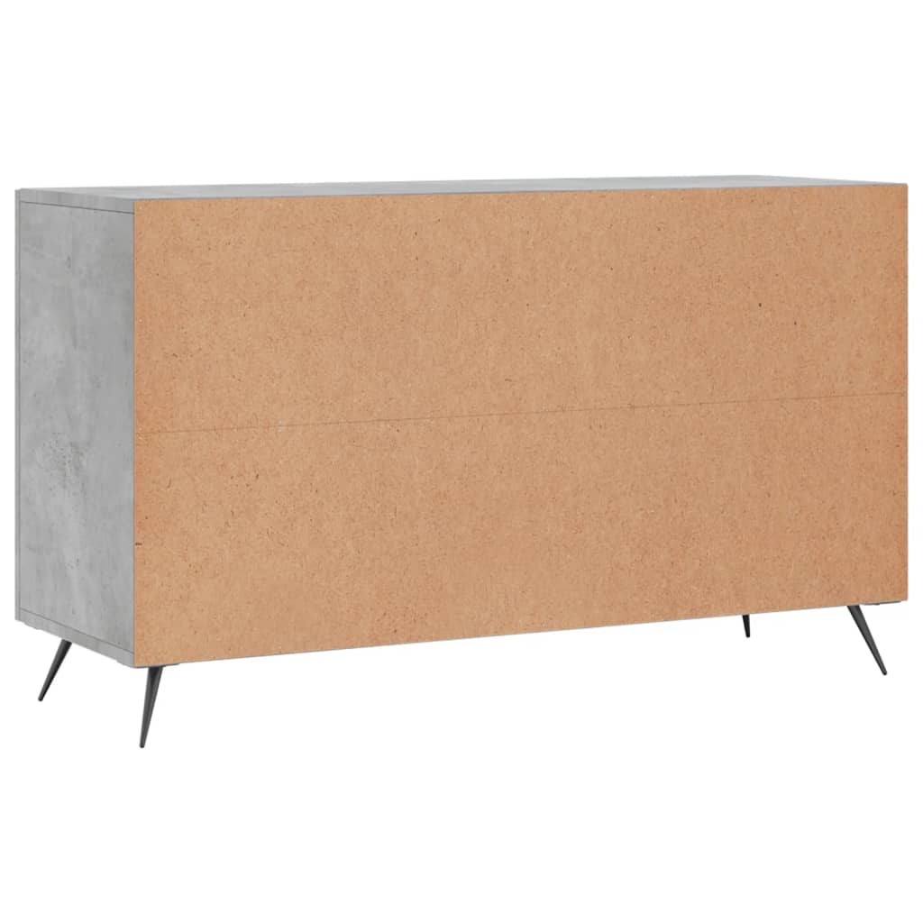 vidaXL Sideboard Concrete Grey 100x36x60 cm Engineered Wood