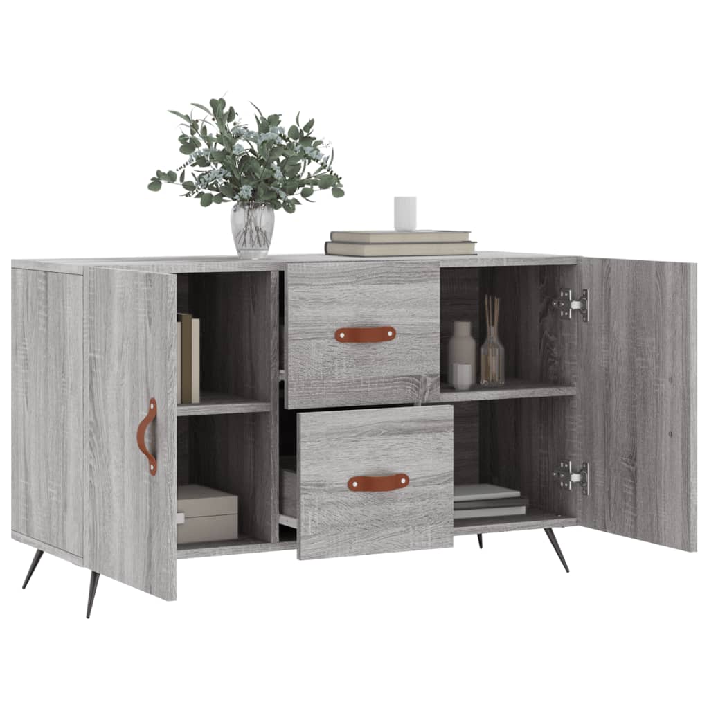 vidaXL Sideboard Grey Sonoma 100x36x60 cm Engineered Wood