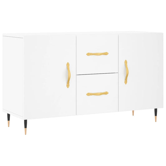 vidaXL Sideboard | White | Engineered wood, metal | Sideboard | Rectangular