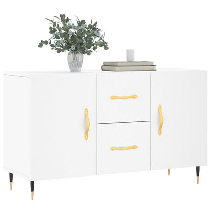 vidaXL Sideboard | White | Engineered wood, metal | Sideboard | Rectangular