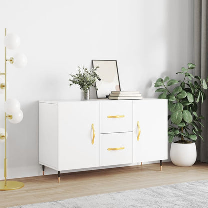 vidaXL Sideboard | White | Engineered wood, metal | Sideboard | Rectangular