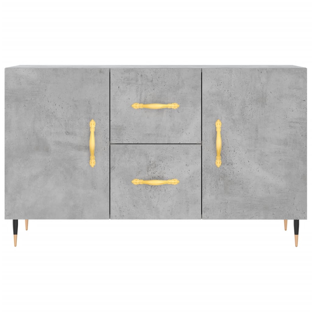vidaXL Sideboard Concrete Grey 100x36x60 cm Engineered Wood