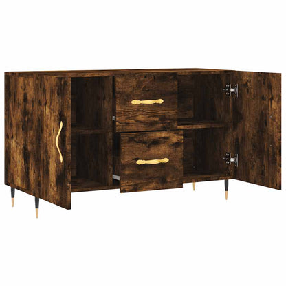 vidaXL Sideboard Smoked Oak 100x36x60 cm Engineered Wood