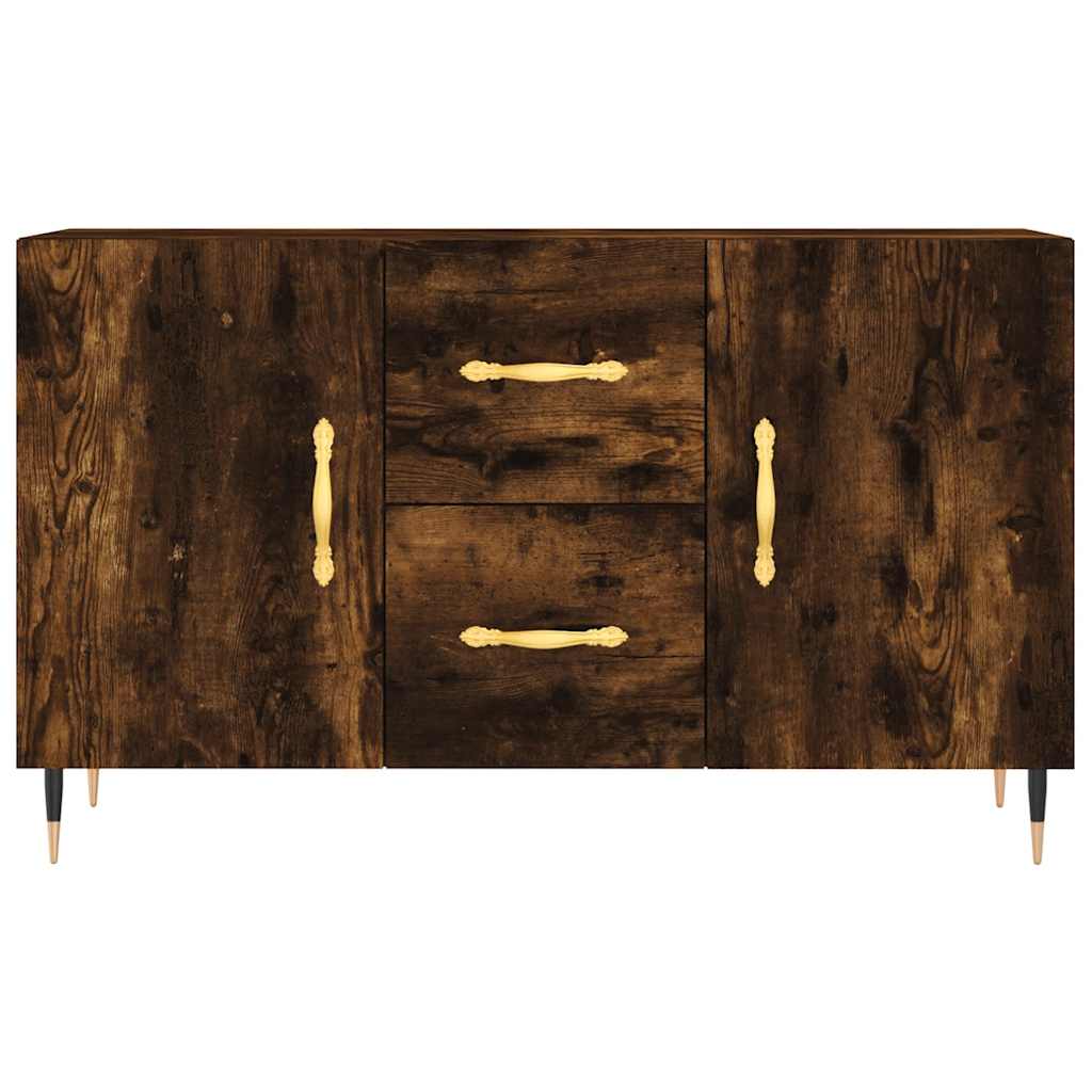 vidaXL Sideboard Smoked Oak 100x36x60 cm Engineered Wood
