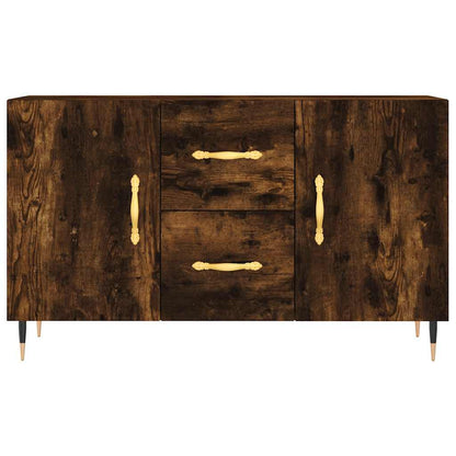 vidaXL Sideboard Smoked Oak 100x36x60 cm Engineered Wood