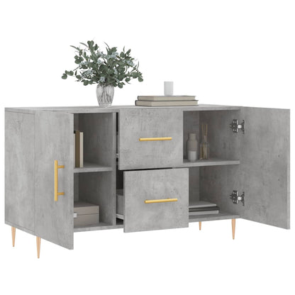 vidaXL Sideboard Concrete Grey 100x36x60 cm Engineered Wood