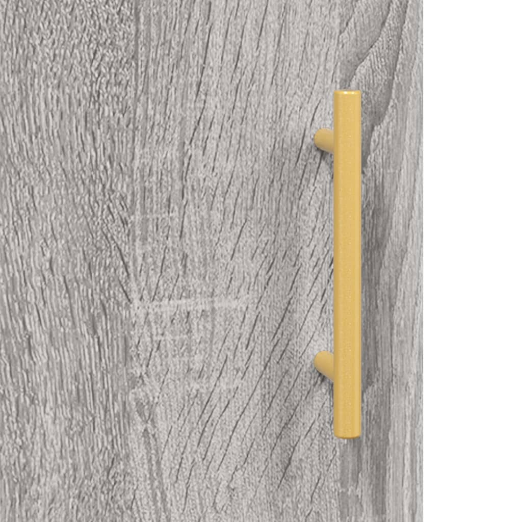 vidaXL Sideboard Grey Sonoma 100x36x60 cm Engineered Wood