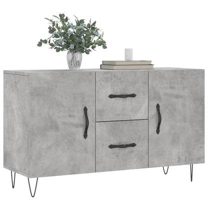 vidaXL Sideboard Concrete Grey 100x36x60 cm Engineered Wood