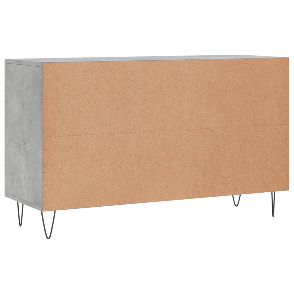 vidaXL Sideboard Concrete Grey 100x36x60 cm Engineered Wood