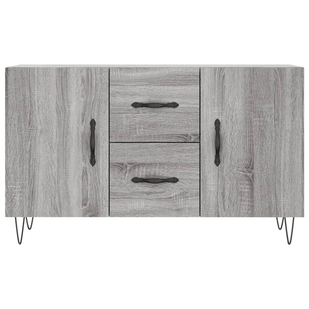 vidaXL Sideboard Grey Sonoma 100x36x60 cm Engineered Wood