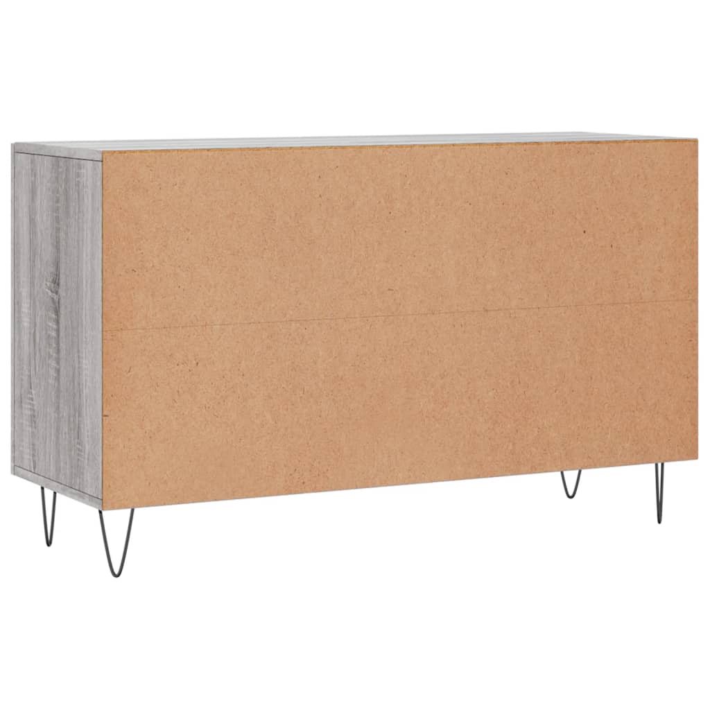 vidaXL Sideboard Grey Sonoma 100x36x60 cm Engineered Wood