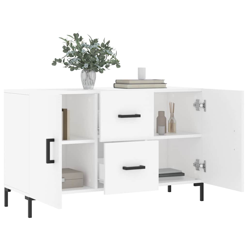vidaXL Sideboard White 100x36x60 cm Engineered Wood
