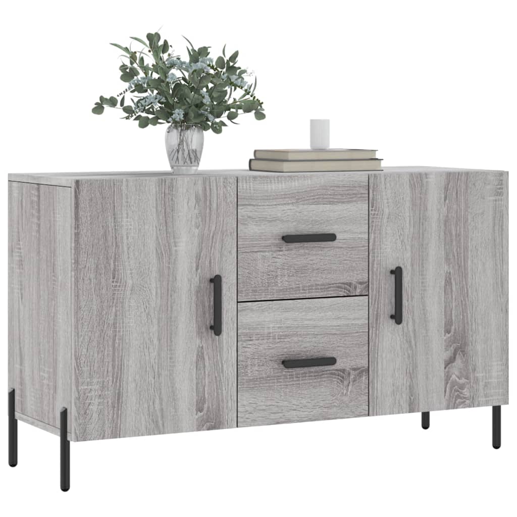 vidaXL Sideboard Grey Sonoma 100x36x60 cm Engineered Wood