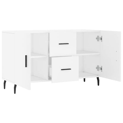 vidaXL Sideboard | White | Engineered wood | 100 cm | Sideboard | Rectangular