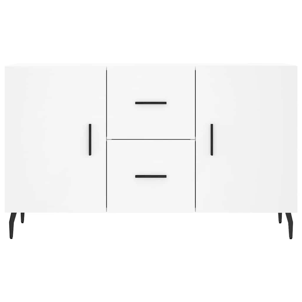 vidaXL Sideboard | White | Engineered wood | 100 cm | Sideboard | Rectangular