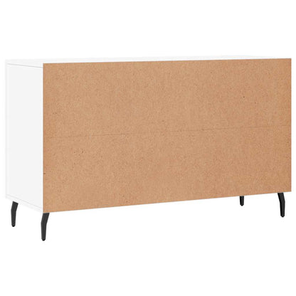vidaXL Sideboard | White | Engineered wood | 100 cm | Sideboard | Rectangular