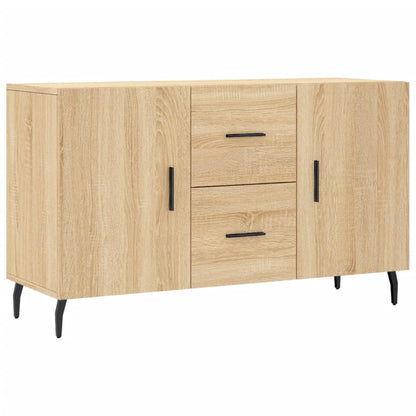 vidaXL Sideboard | Sonoma Oak | Engineered wood, Metal | Medium | Doors