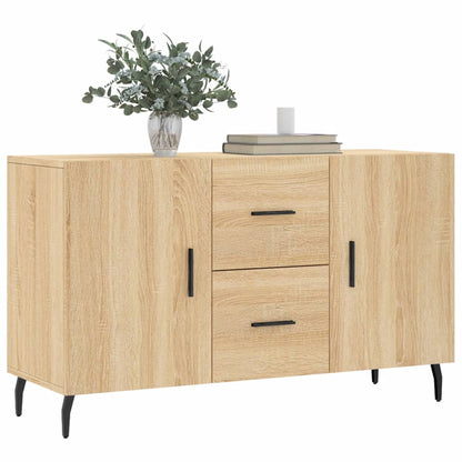 vidaXL Sideboard | Sonoma Oak | Engineered wood, Metal | Medium | Doors