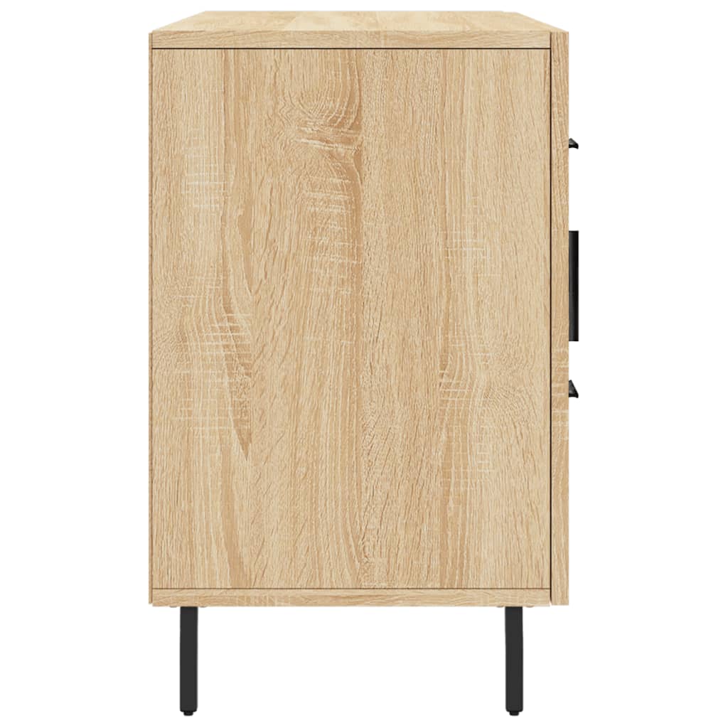 vidaXL Sideboard | Sonoma Oak | Engineered wood, Metal | Medium | Doors
