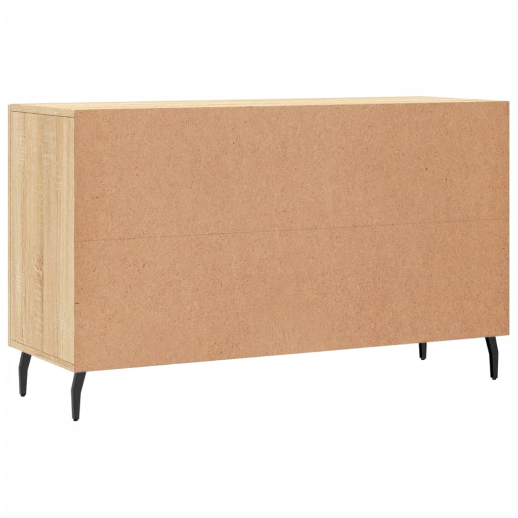 vidaXL Sideboard | Sonoma Oak | Engineered wood, Metal | Medium | Doors