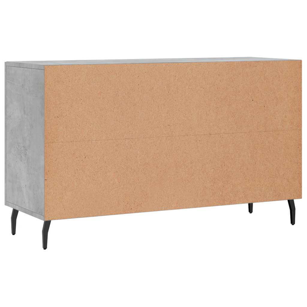 vidaXL Sideboard Concrete Grey 100x36x60 cm Engineered Wood