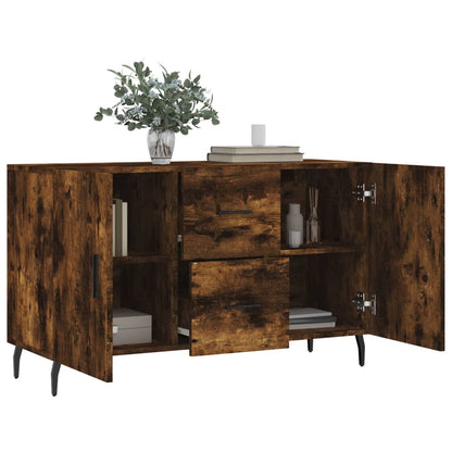 vidaXL Sideboard | Smoked Oak | Engineered Wood | 100x36x60 cm | Sideboard