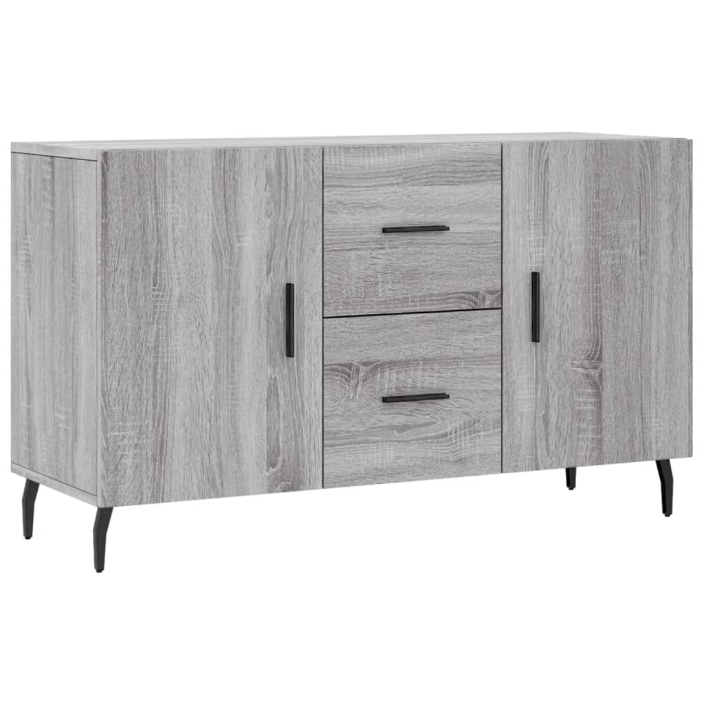 vidaXL Sideboard | Grey Sonoma | Engineered wood, Metal | 100 x 36 x 60 cm