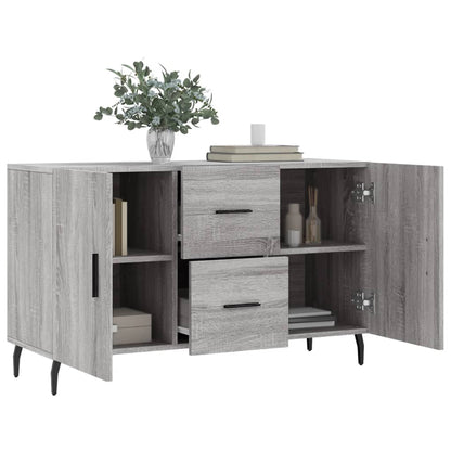 vidaXL Sideboard | Grey Sonoma | Engineered wood, Metal | 100 x 36 x 60 cm