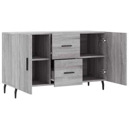 vidaXL Sideboard | Grey Sonoma | Engineered wood, Metal | 100 x 36 x 60 cm