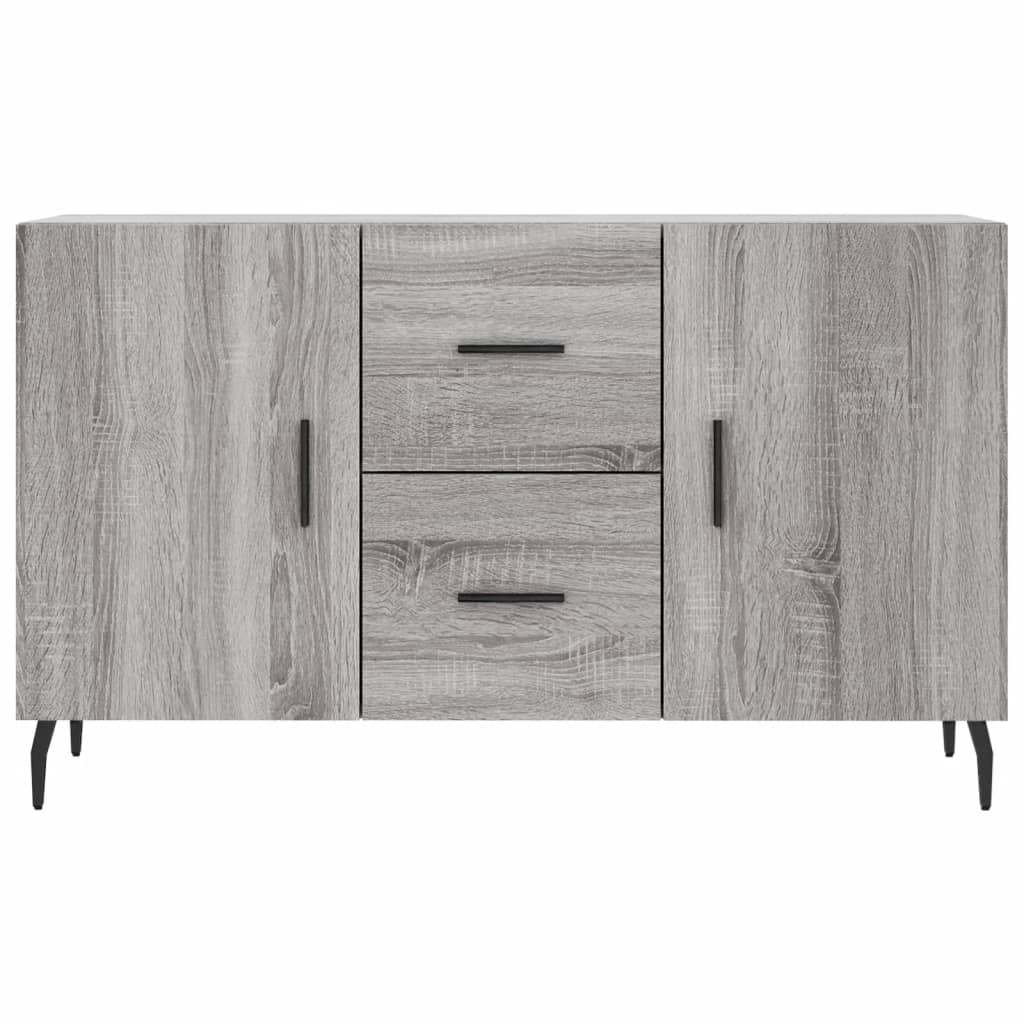 vidaXL Sideboard | Grey Sonoma | Engineered wood, Metal | 100 x 36 x 60 cm