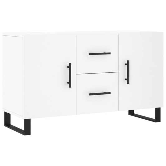 vidaXL Sideboard | White | Engineered wood, metal | 100 cm | Sideboard