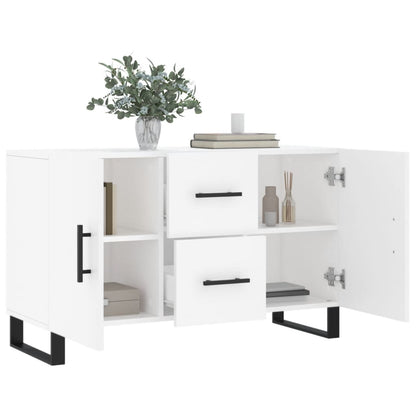 vidaXL Sideboard | White | Engineered wood, metal | 100 cm | Sideboard