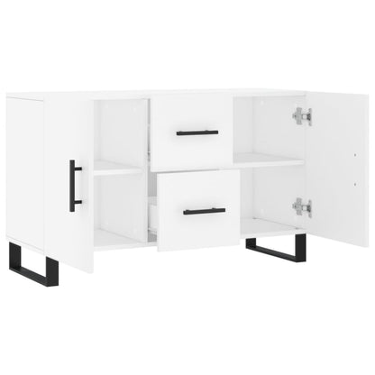 vidaXL Sideboard | White | Engineered wood, metal | 100 cm | Sideboard