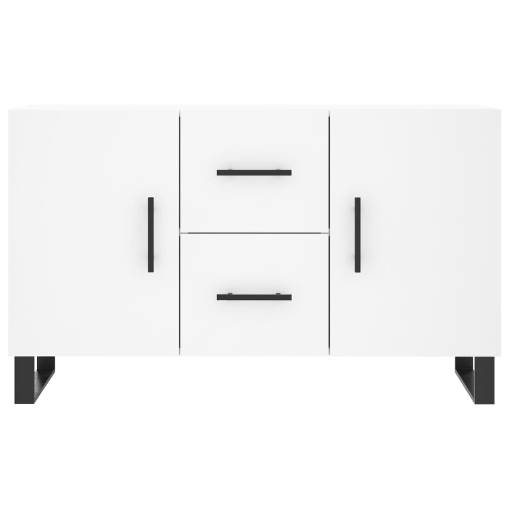vidaXL Sideboard | White | Engineered wood, metal | 100 cm | Sideboard