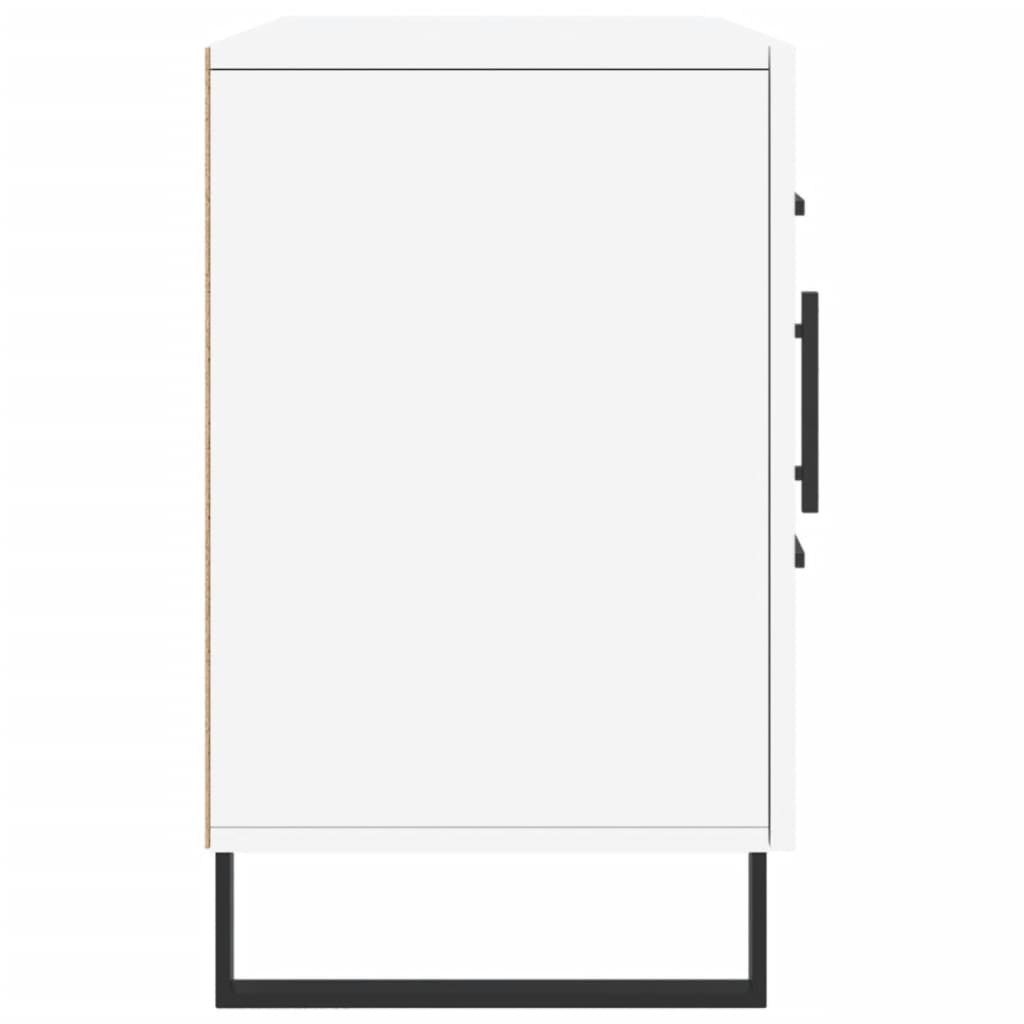 vidaXL Sideboard | White | Engineered wood, metal | 100 cm | Sideboard