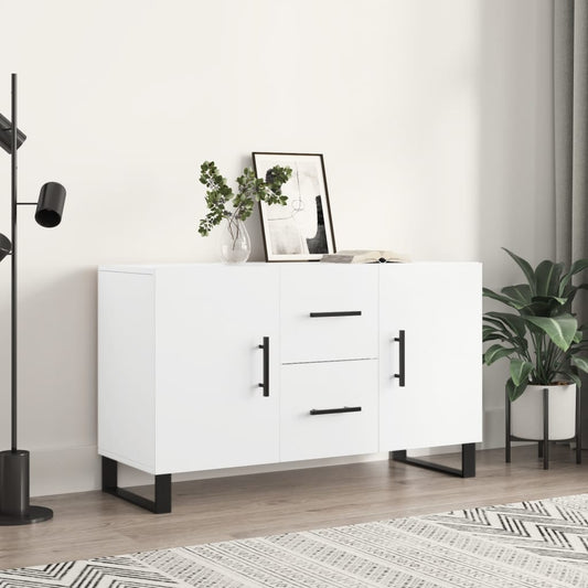 vidaXL Sideboard | White | Engineered wood, metal | 100 cm | Sideboard