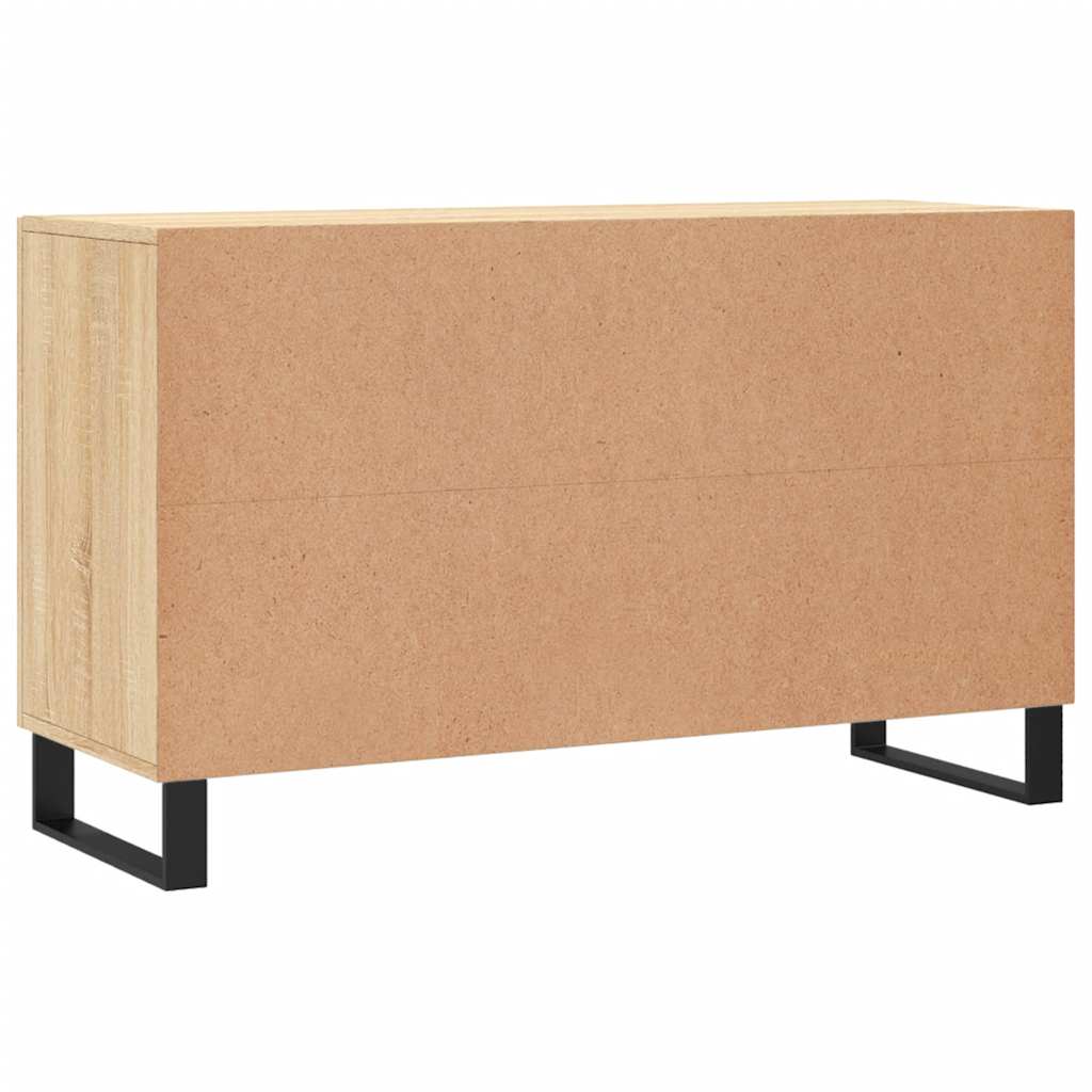 vidaXL Sideboard Sonoma Oak 100x36x60 cm Engineered Wood