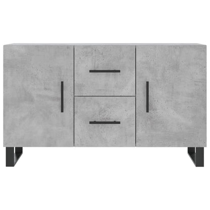 vidaXL Sideboard | Concrete Grey | Engineered wood, Metal | 100cm x 36cm x 60cm