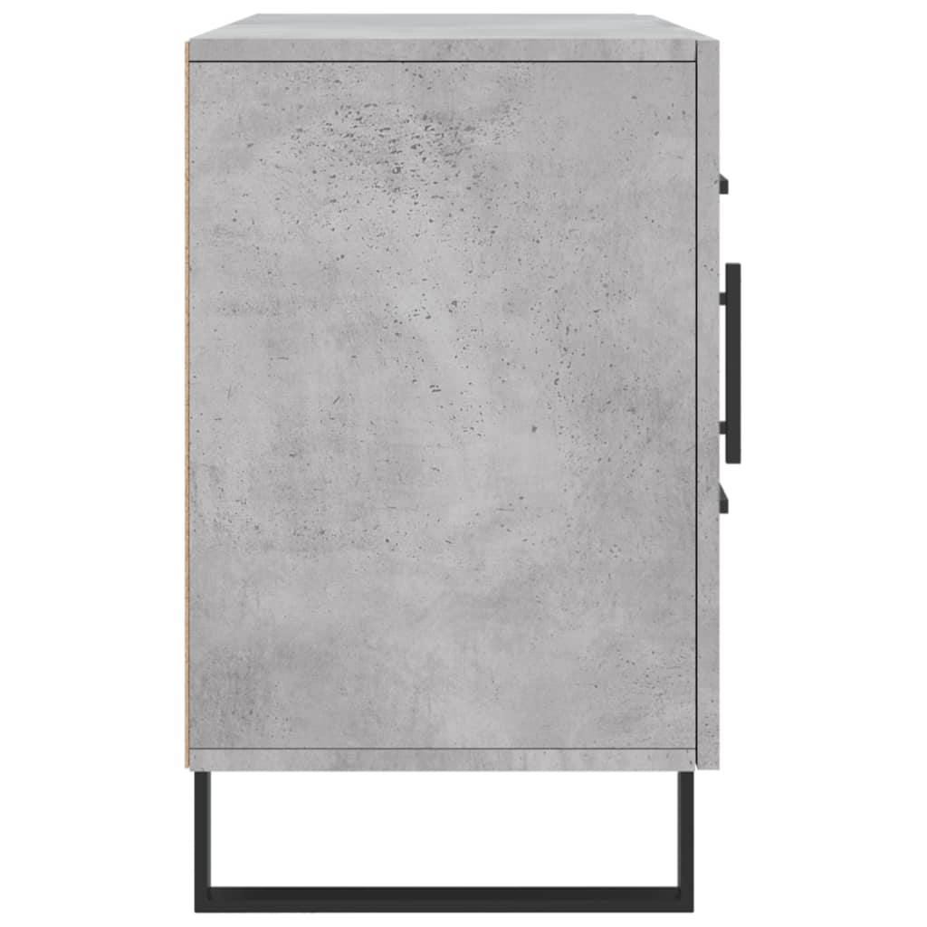 vidaXL Sideboard | Concrete Grey | Engineered wood, Metal | 100cm x 36cm x 60cm