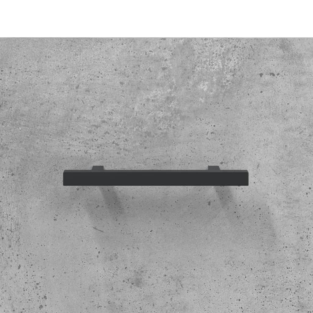 vidaXL Sideboard | Concrete Grey | Engineered wood, Metal | 100cm x 36cm x 60cm