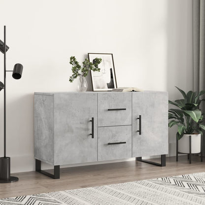 vidaXL Sideboard | Concrete Grey | Engineered wood, Metal | 100cm x 36cm x 60cm