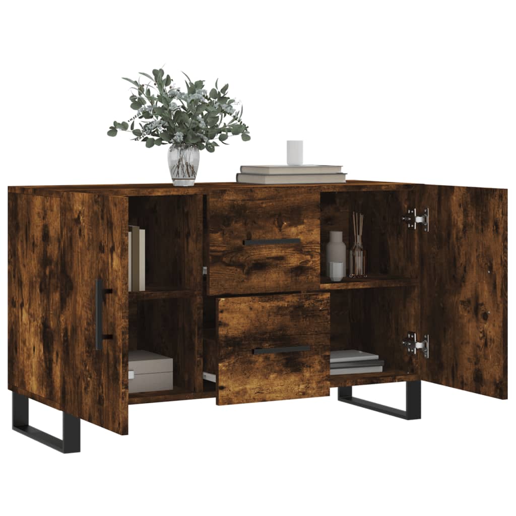 vidaXL Sideboard | Smoked Oak | Engineered wood | Medium | Sideboard