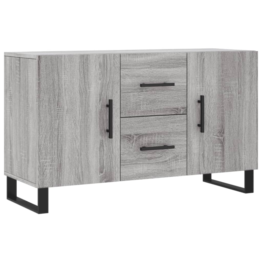 vidaXL Sideboard | Grey sonoma | Engineered wood, metal | Medium | Sideboard