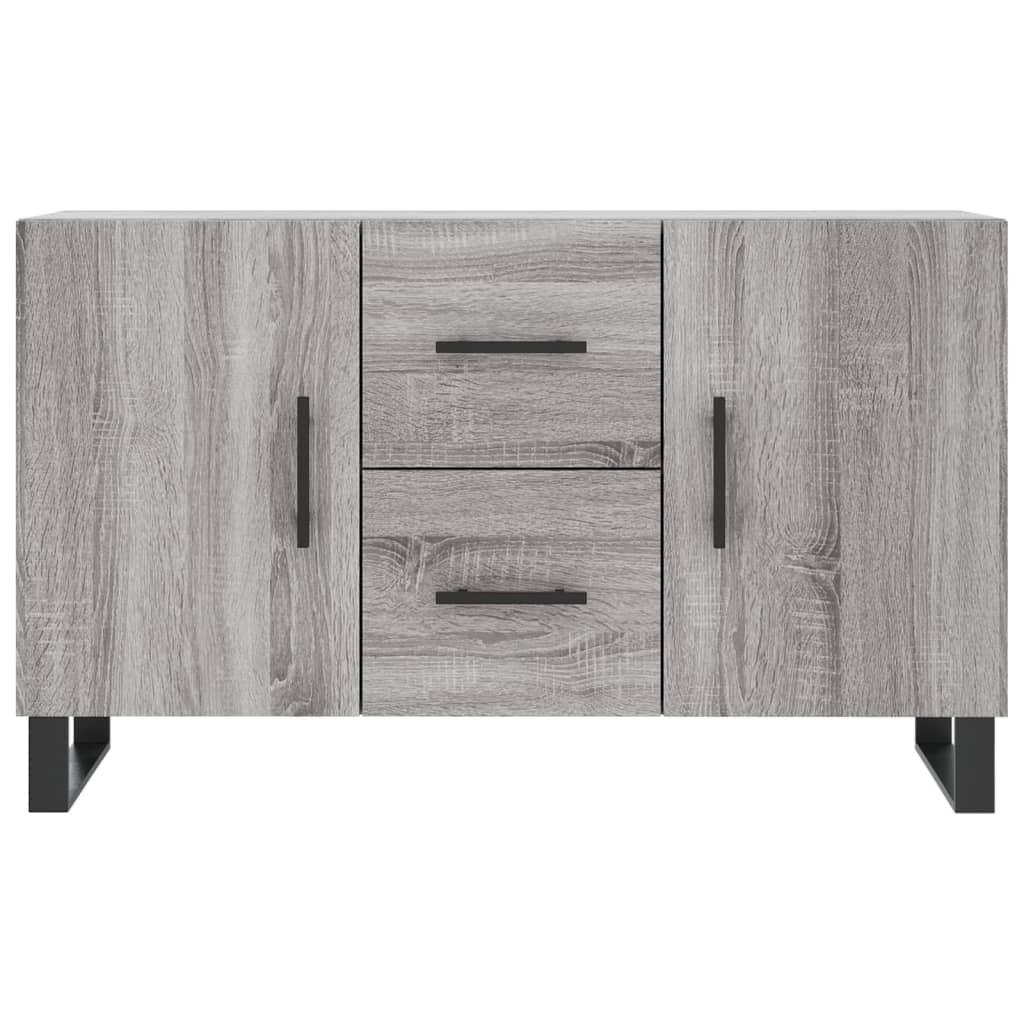vidaXL Sideboard | Grey sonoma | Engineered wood, metal | Medium | Sideboard